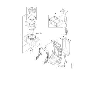 stihl sr 450 parts diagram