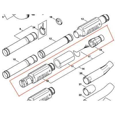 stihl sr 450 parts diagram