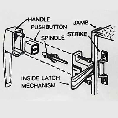 storm door parts diagram