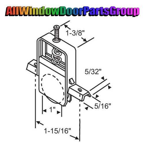 storm door parts diagram