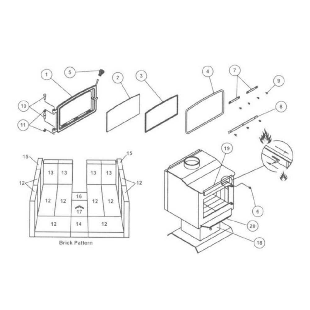 stove parts diagram