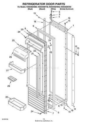 sub zero 695 parts diagram