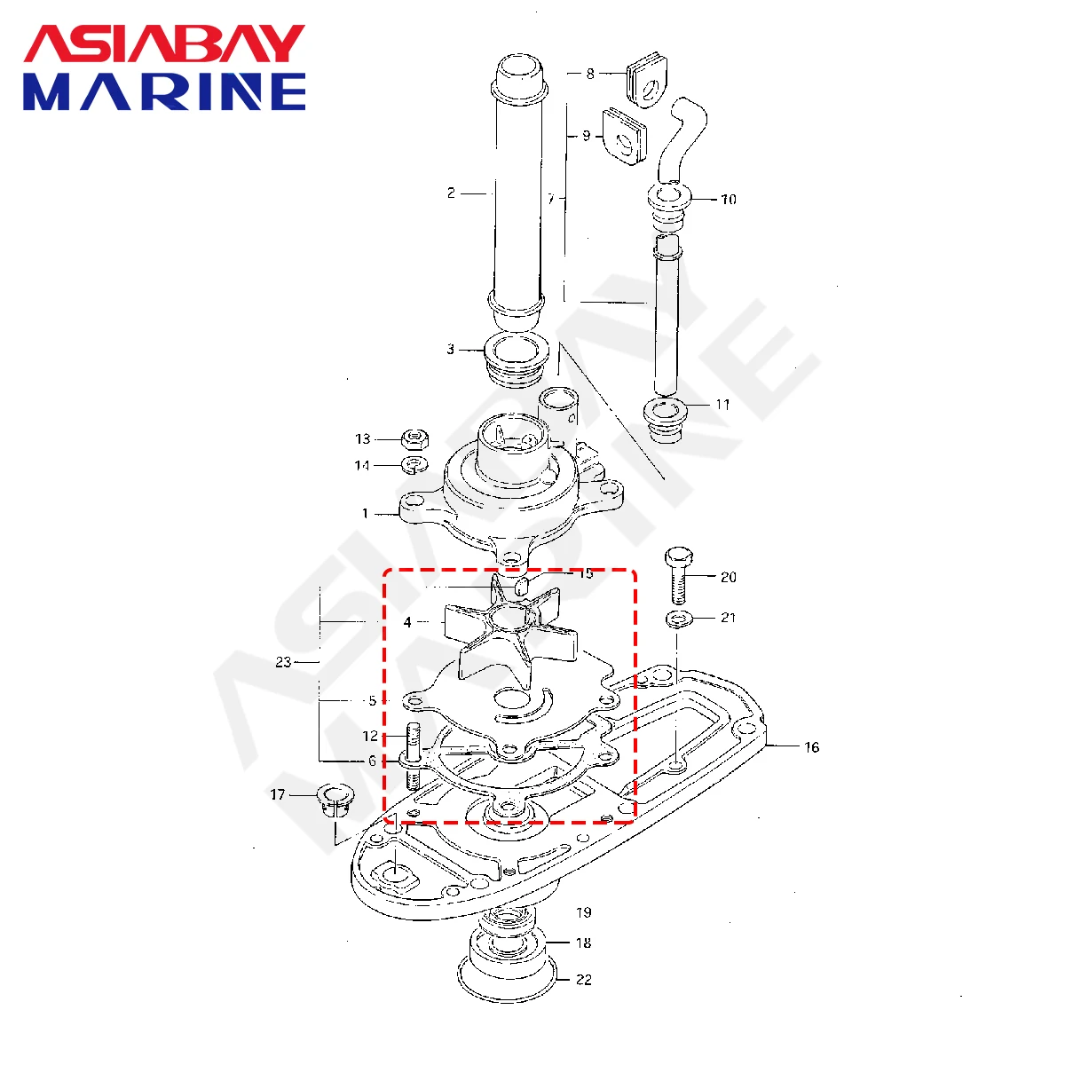 suzuki dt40 parts diagram