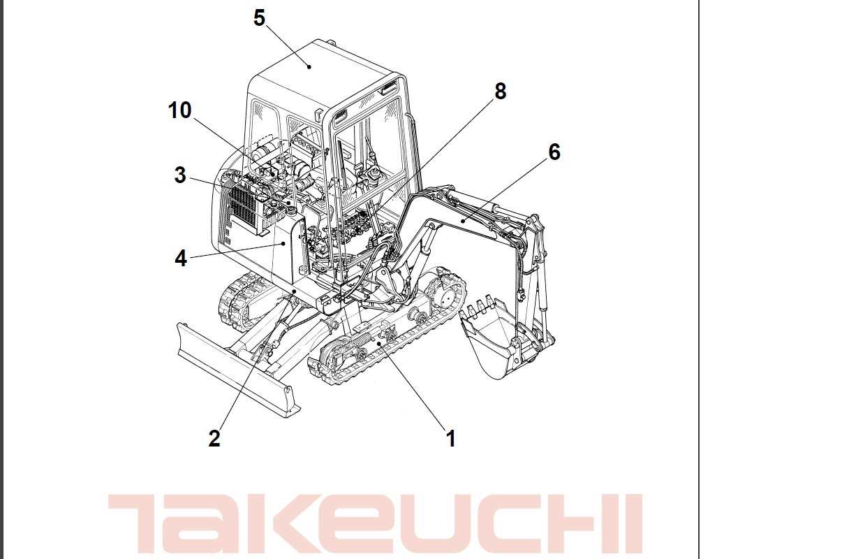 takeuchi tb125 parts diagram