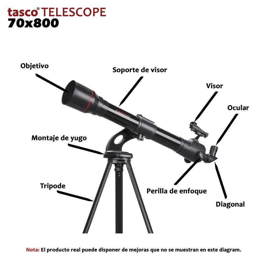 tasco telescope parts diagram