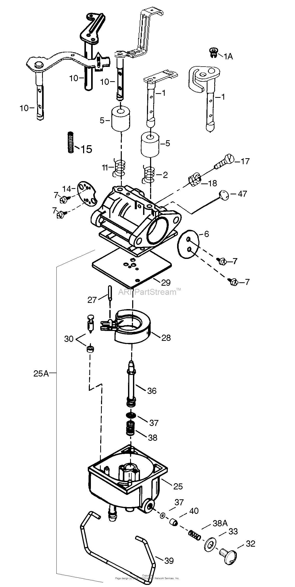 tecumseh carburetor parts diagram