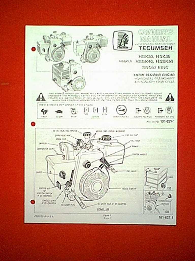 tecumseh hssk50 parts diagram