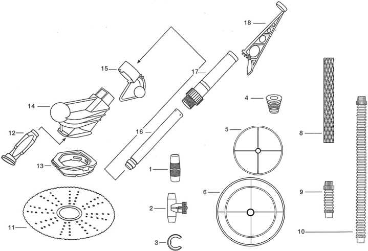 the pool cleaner parts diagram