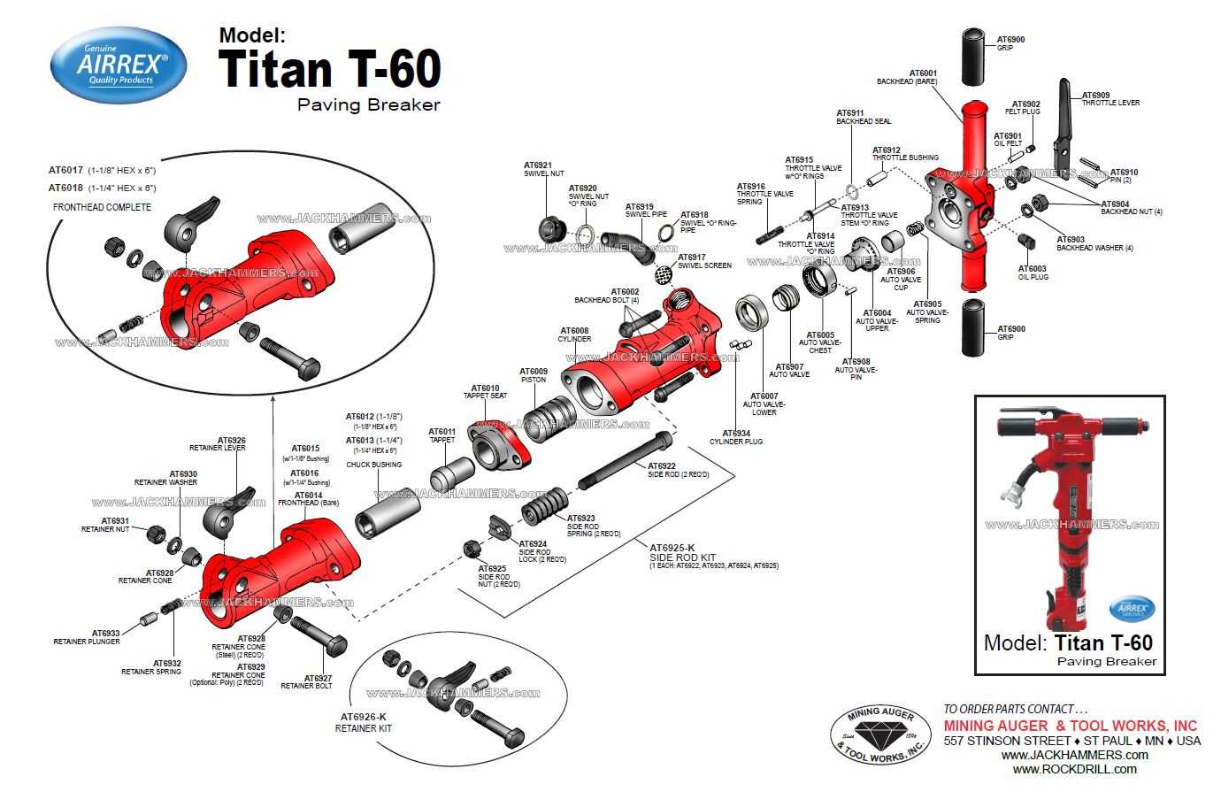 titan 400 parts diagram