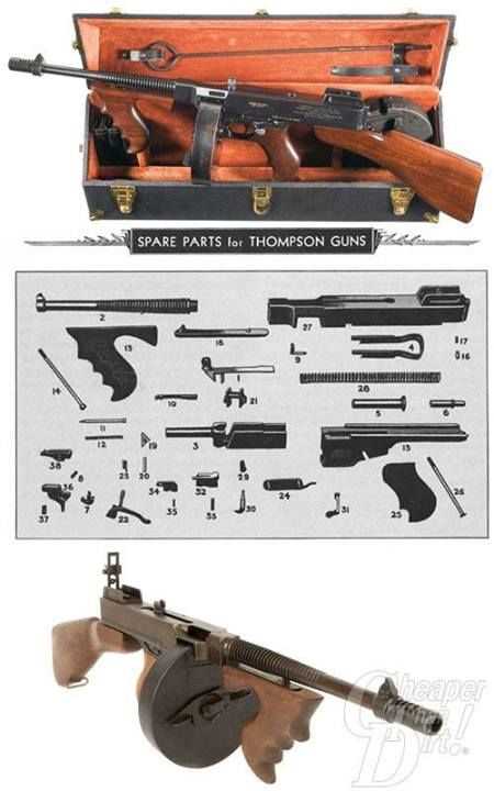 tommy gun parts diagram