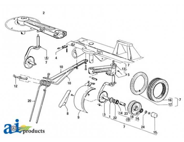 tonutti hay tedder parts diagram