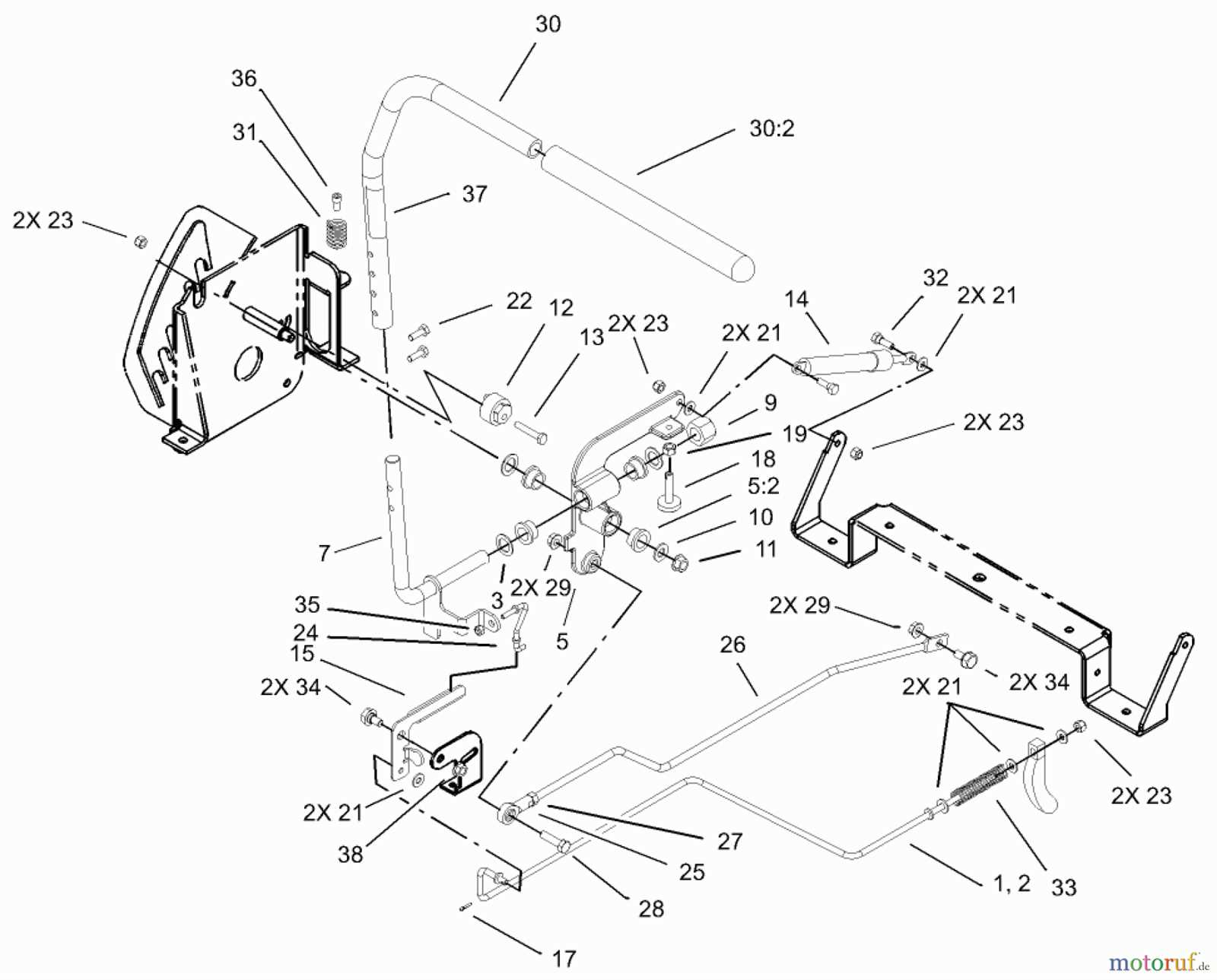 toro riding lawn mower parts diagram