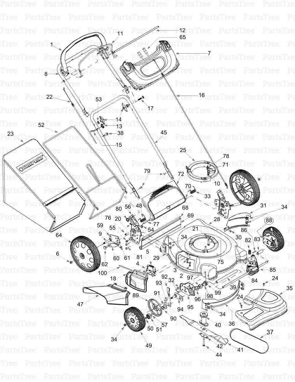 toro riding lawn mower parts diagram