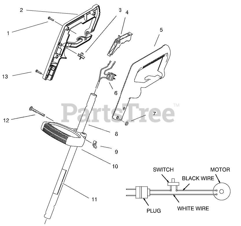 toro trimmer parts diagram