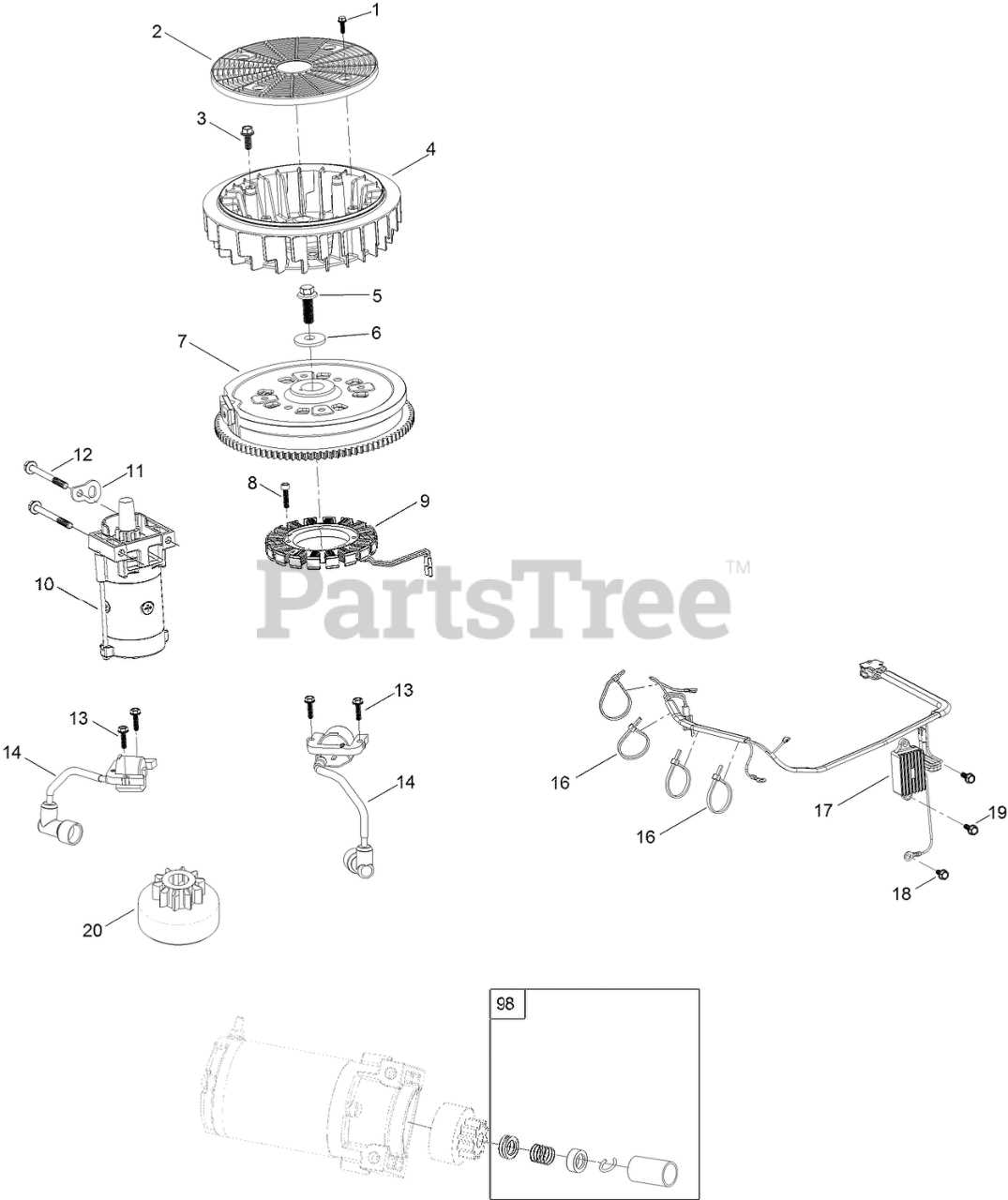 toro zero turn mower parts diagram