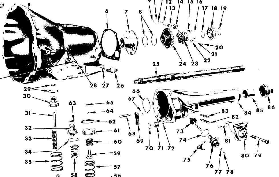 torqueflite 727 parts diagram