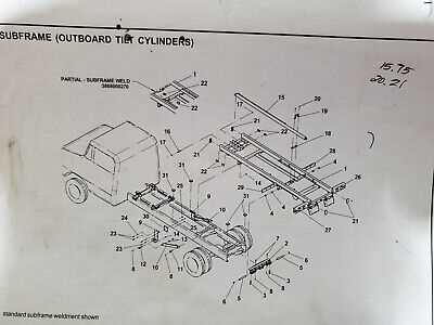 tow truck parts diagram