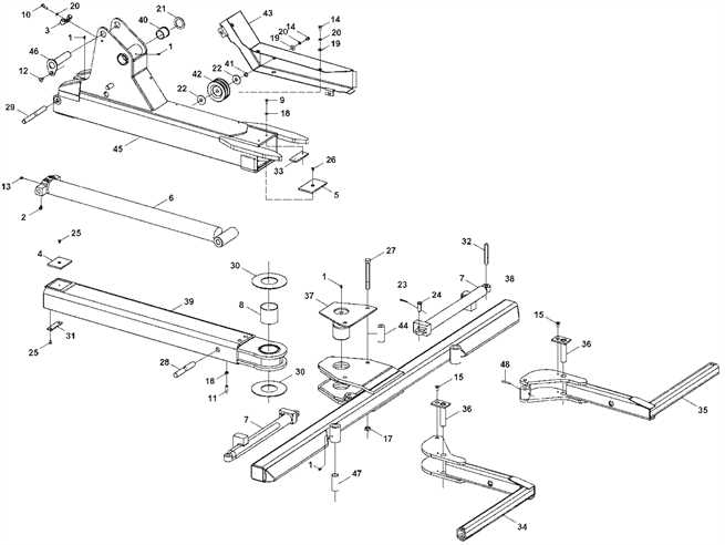 tow truck parts diagram