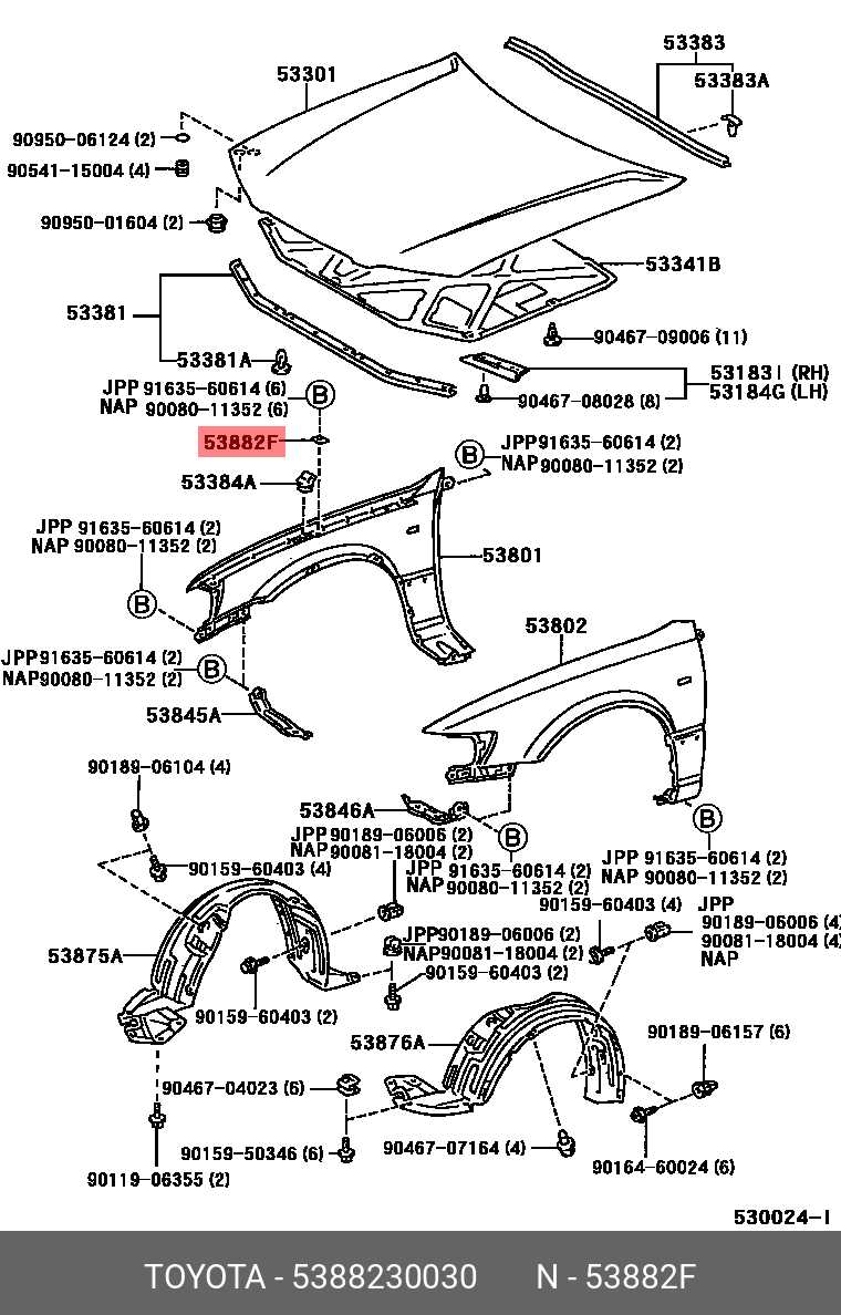 toyota camry 2001 parts diagram