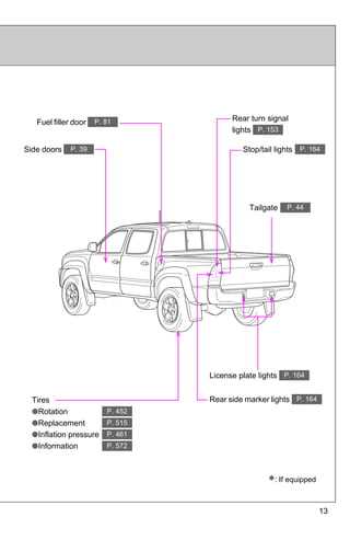 toyota tacoma body parts diagram