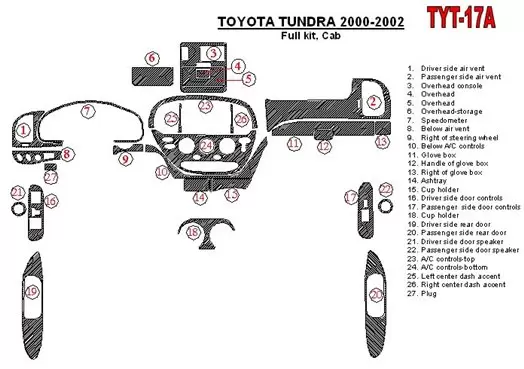 toyota tundra parts diagram