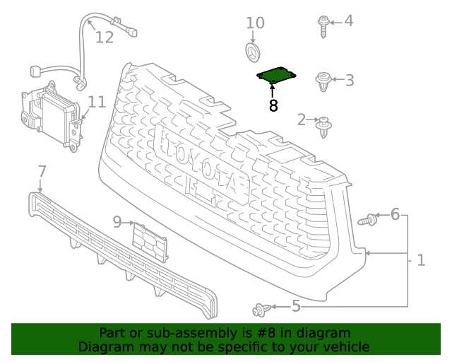 toyota tundra parts diagram