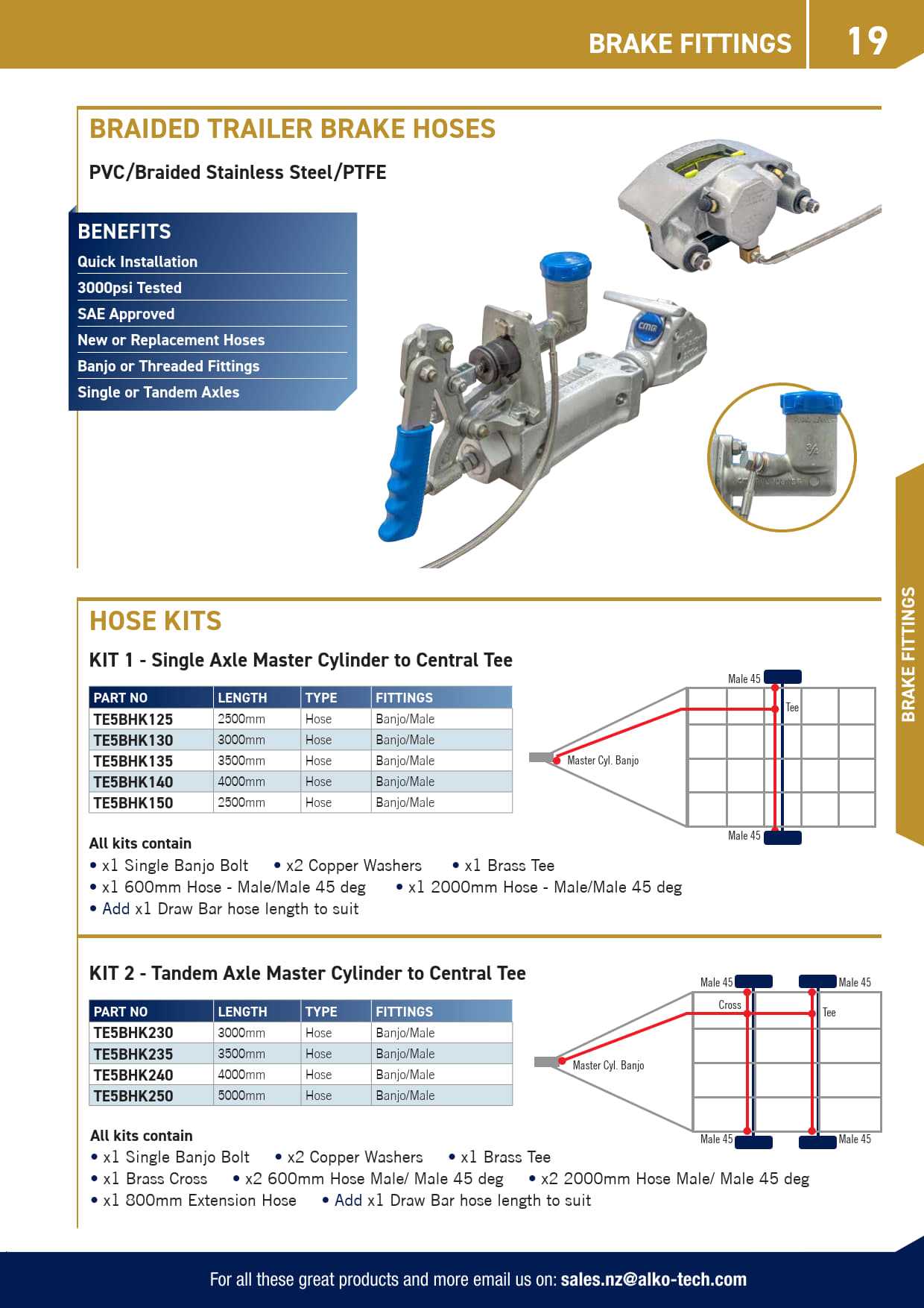 trailer brake parts diagram