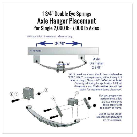 trailer suspension parts diagram