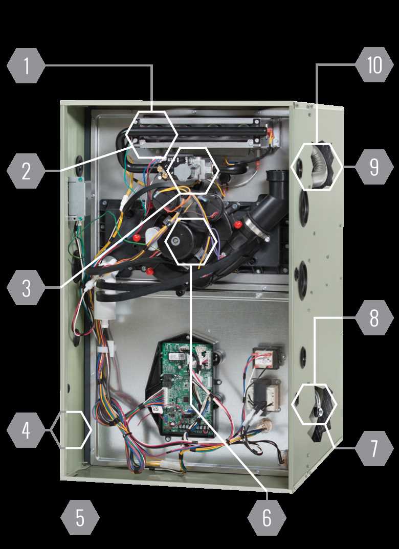 trane xe90 furnace parts diagram