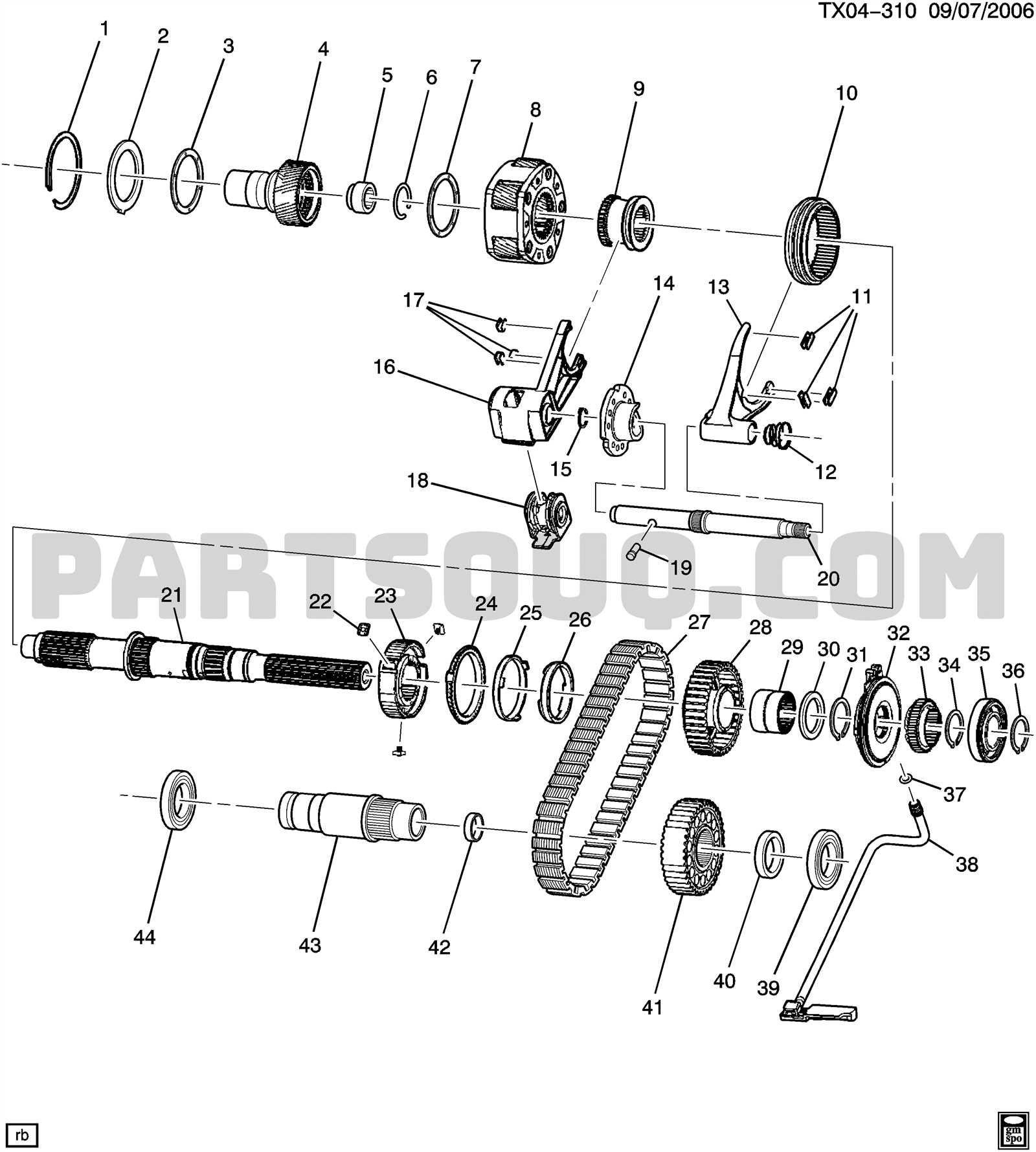 transfer case parts diagram