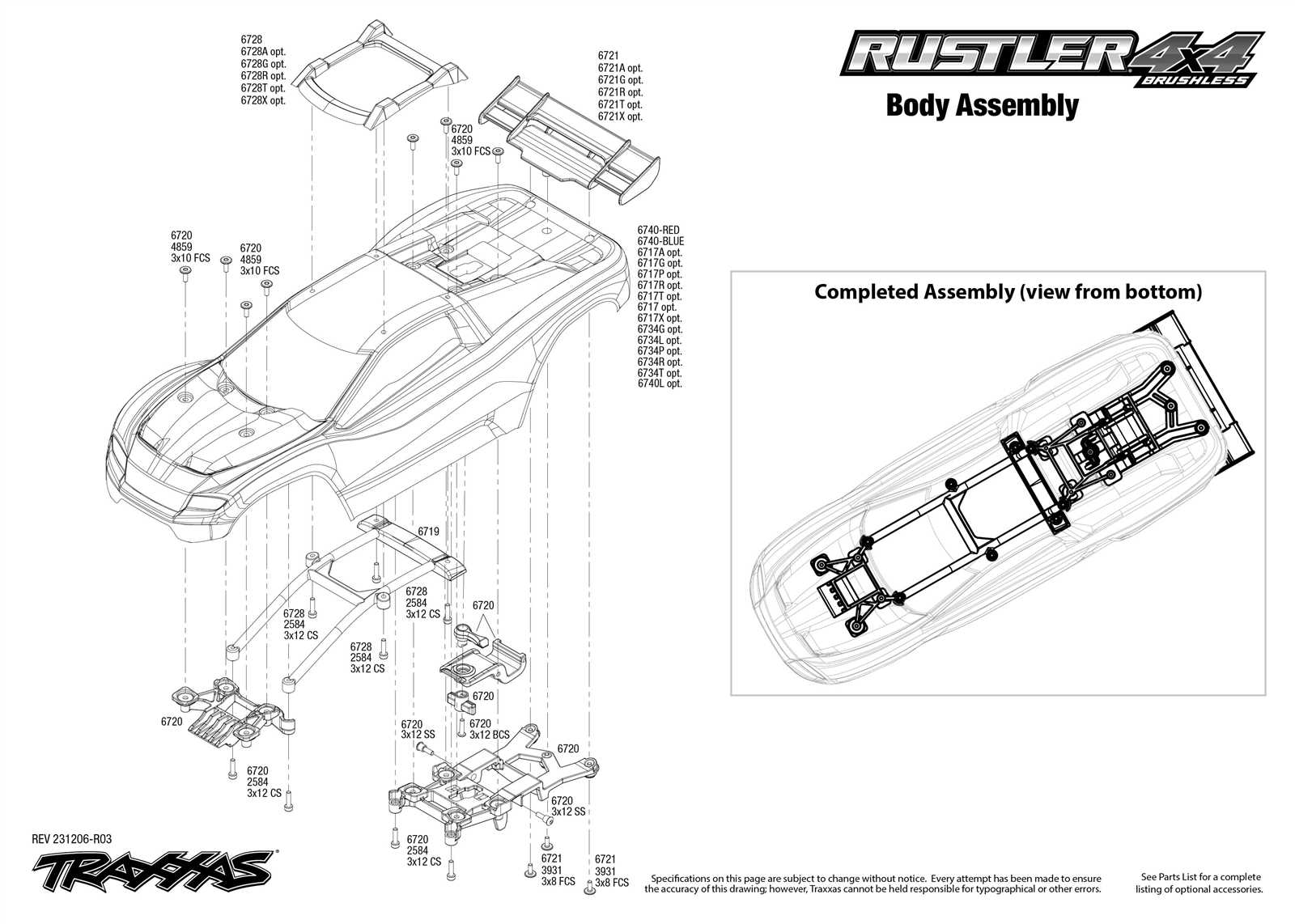 traxxas 3.3 parts diagram