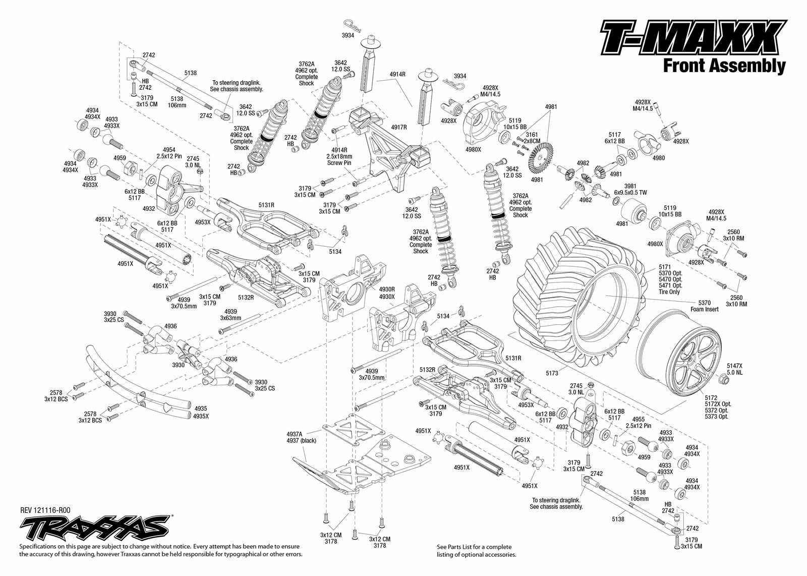 traxxas 3.3 parts diagram