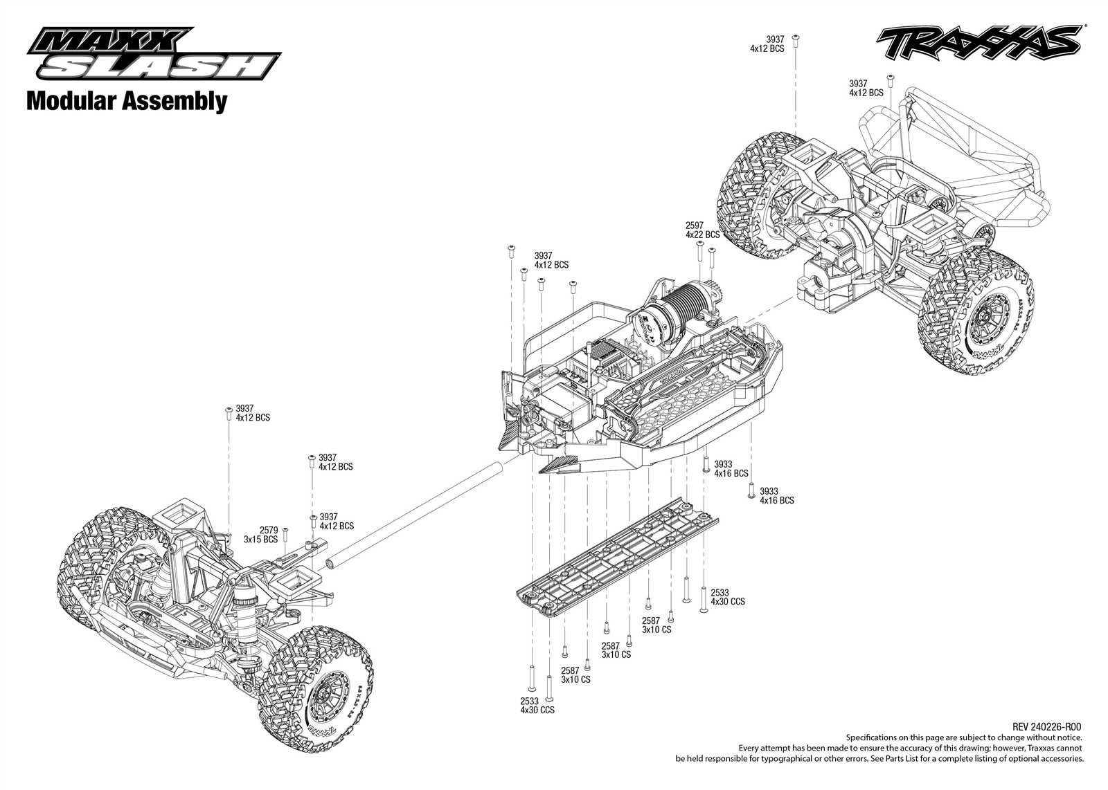 traxxas 4 tec 2.0 parts diagram