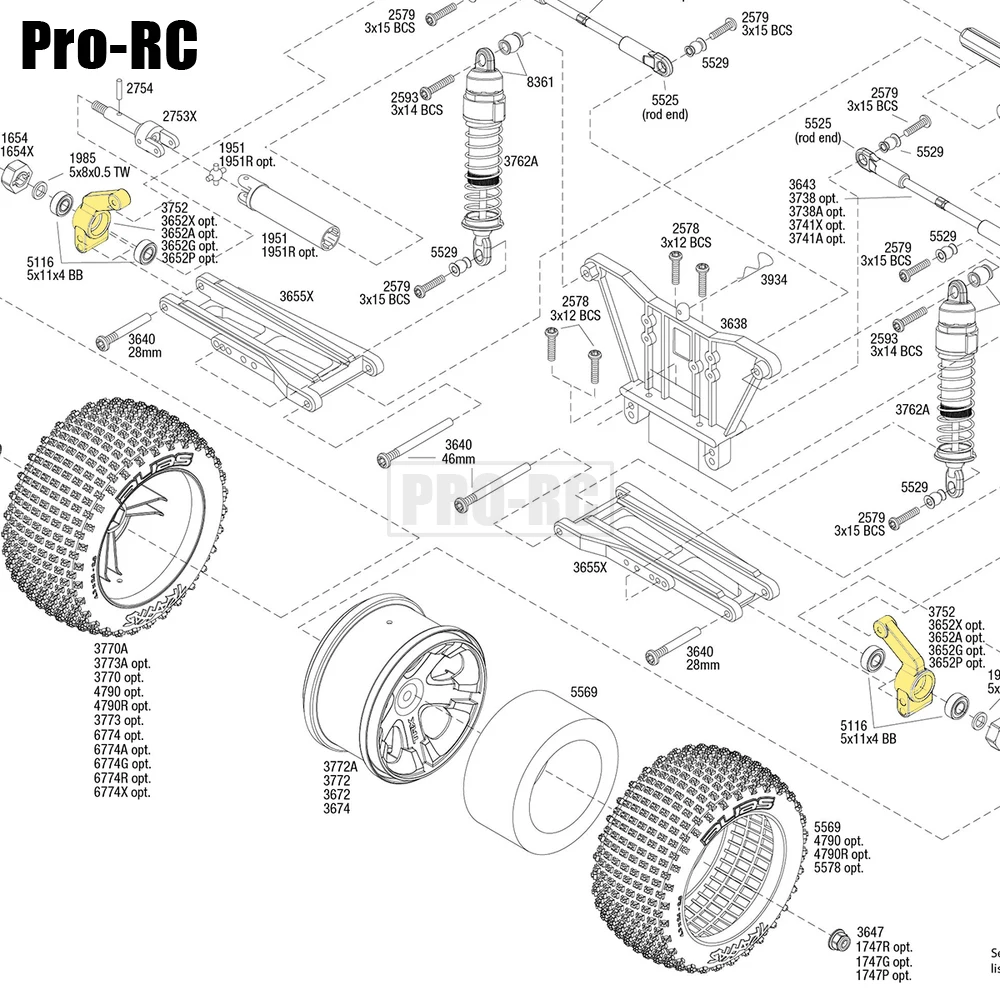 traxxas slash 2wd parts diagram pdf