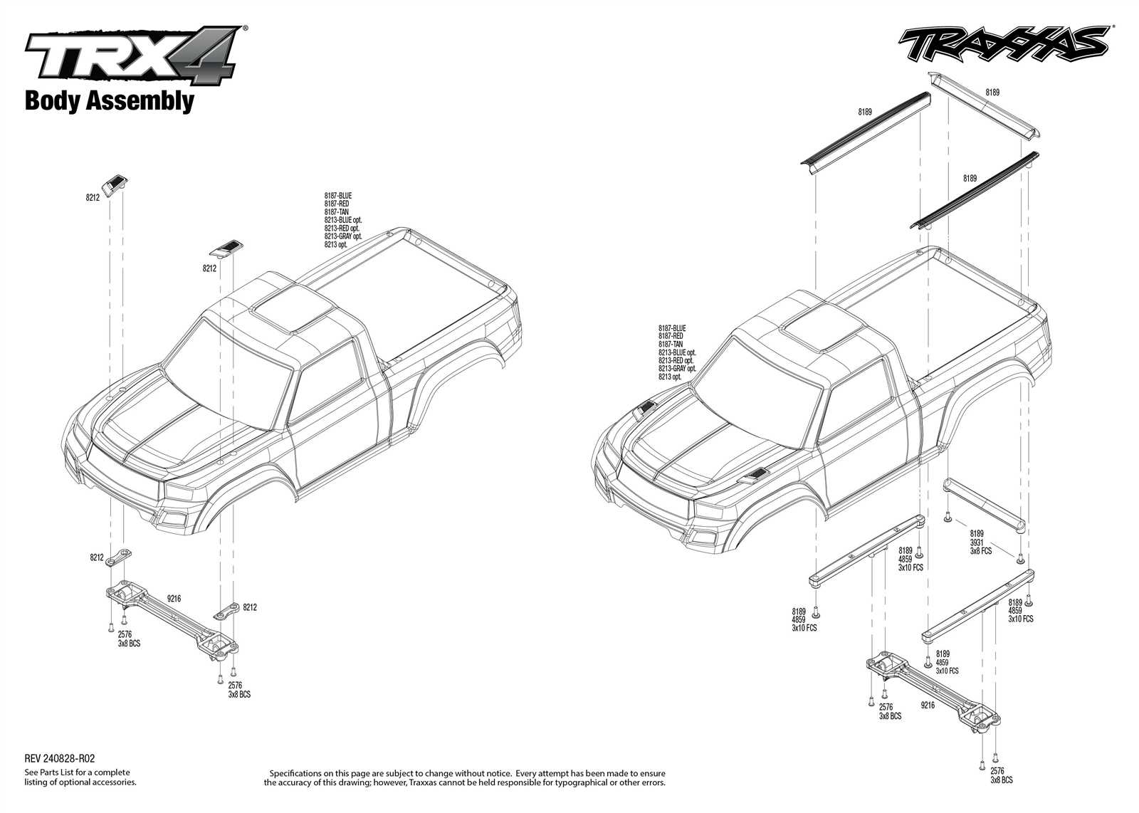 traxxas trx4 parts diagram