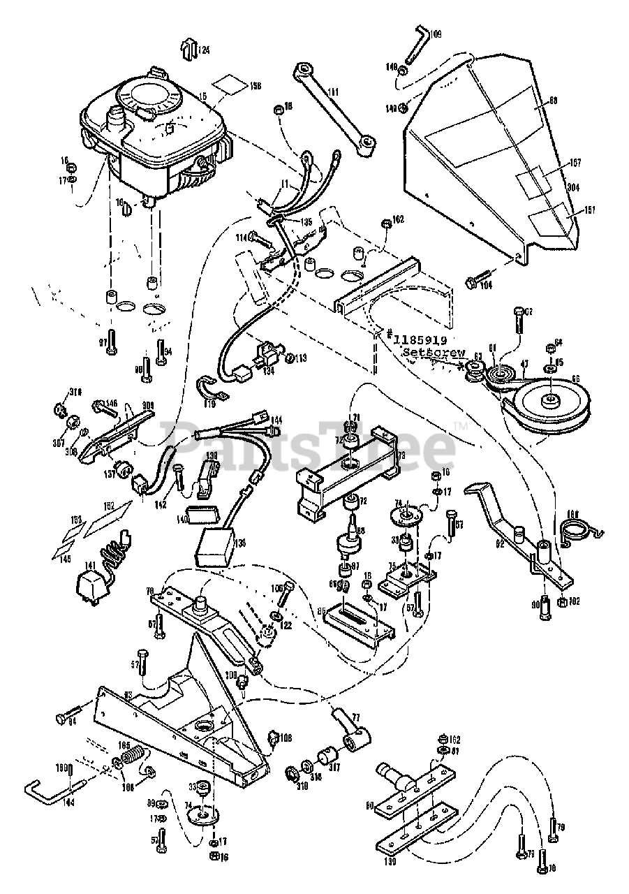 troy bilt mower parts diagrams