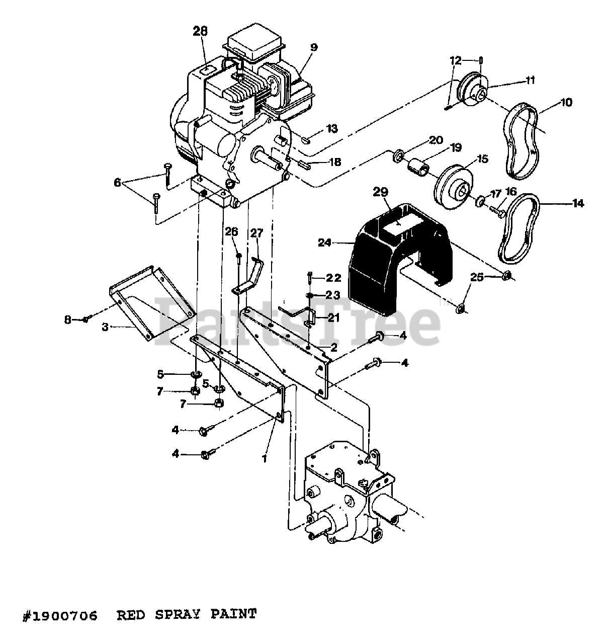 troy bilt tiller parts diagram