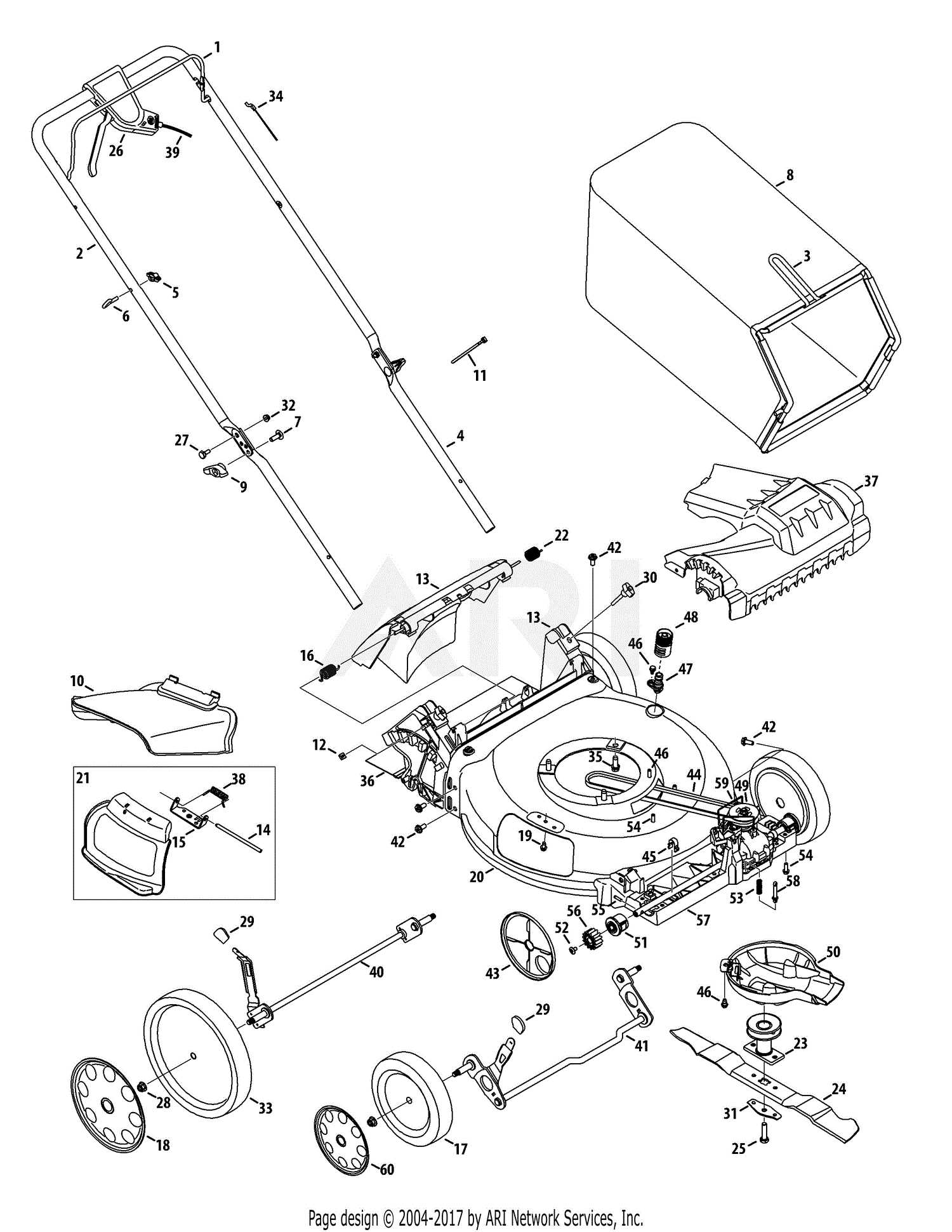 troy bilt trimmer parts diagram