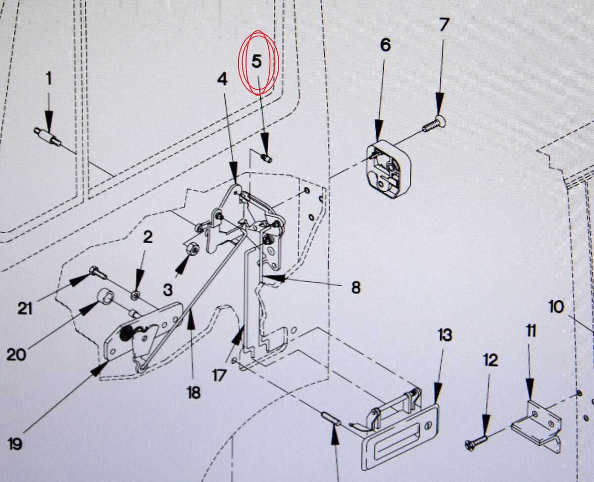 truck door parts diagram