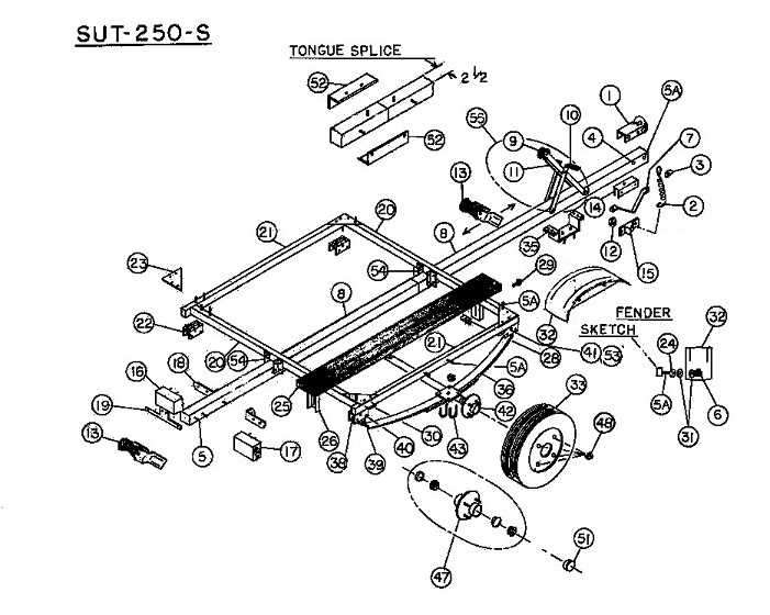 truck trailer parts diagram