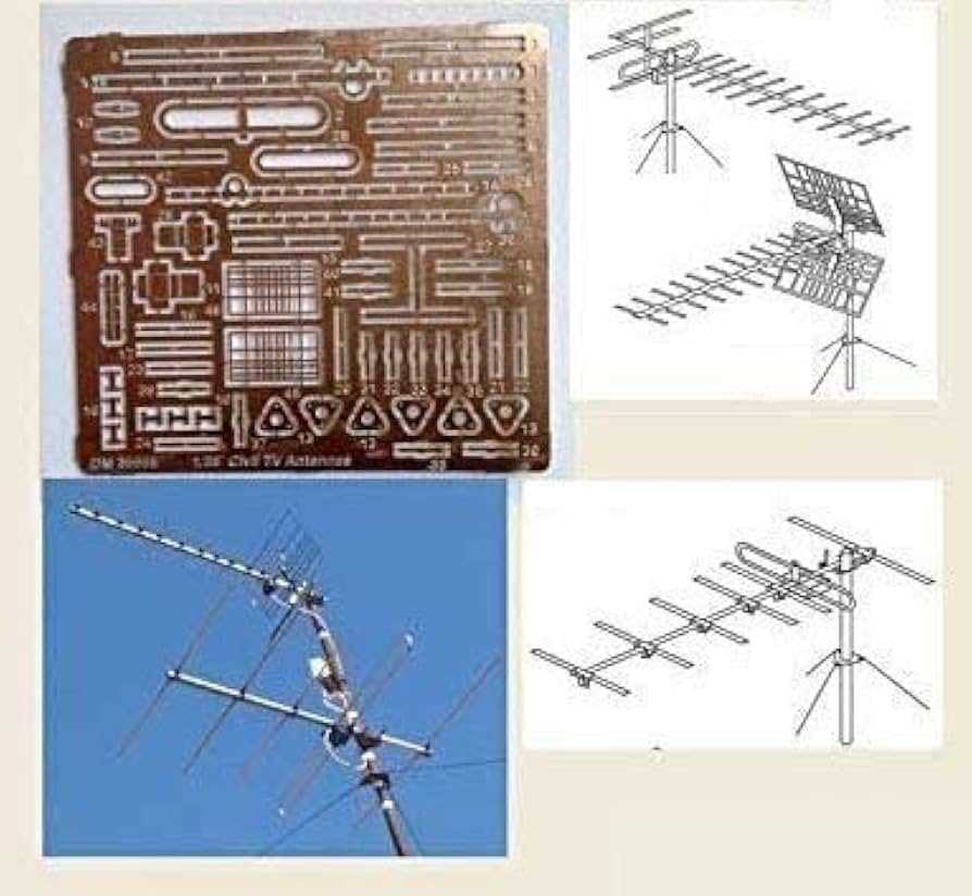 tv antenna parts diagram