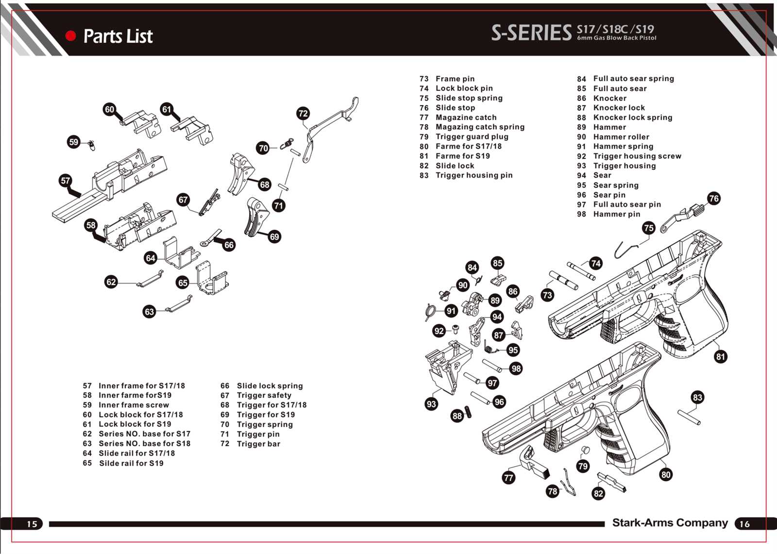 umarex xbg parts diagrams