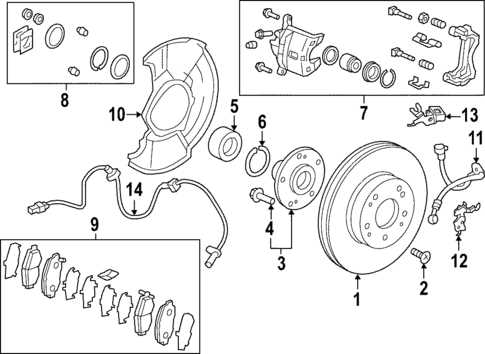 v brake parts diagram