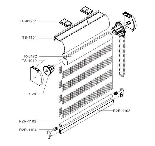 venetian blind parts diagram