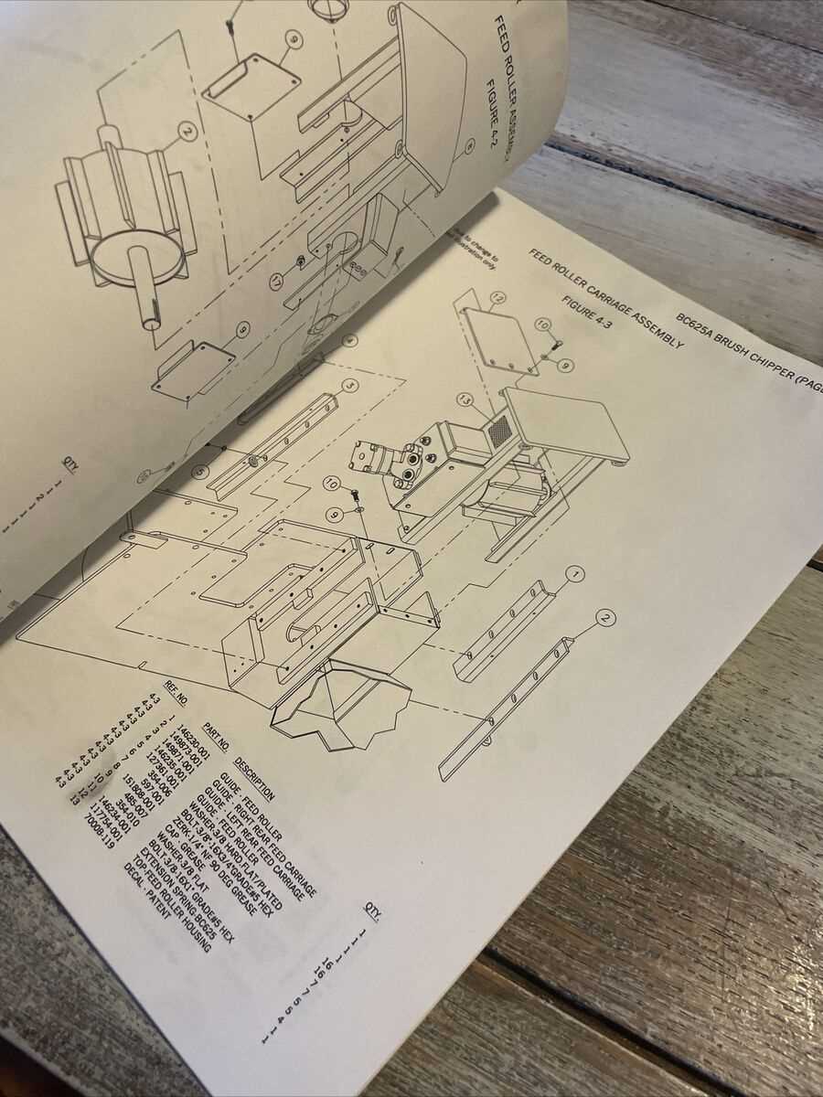 vermeer bc625a parts diagram