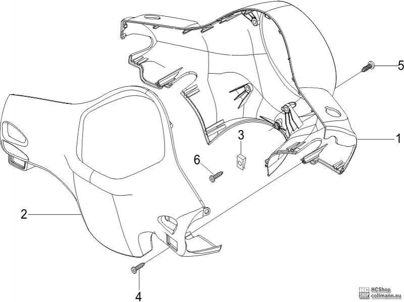 vespa lx 50 parts diagram