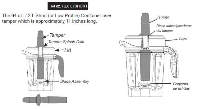 vitamix 5200 parts diagram