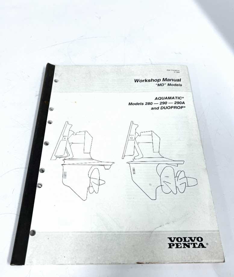 volvo penta 290 outdrive parts diagram