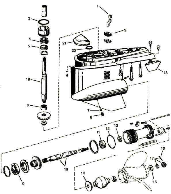 volvo penta 290 outdrive parts diagram