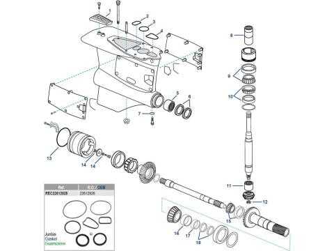 volvo penta duo prop parts diagram